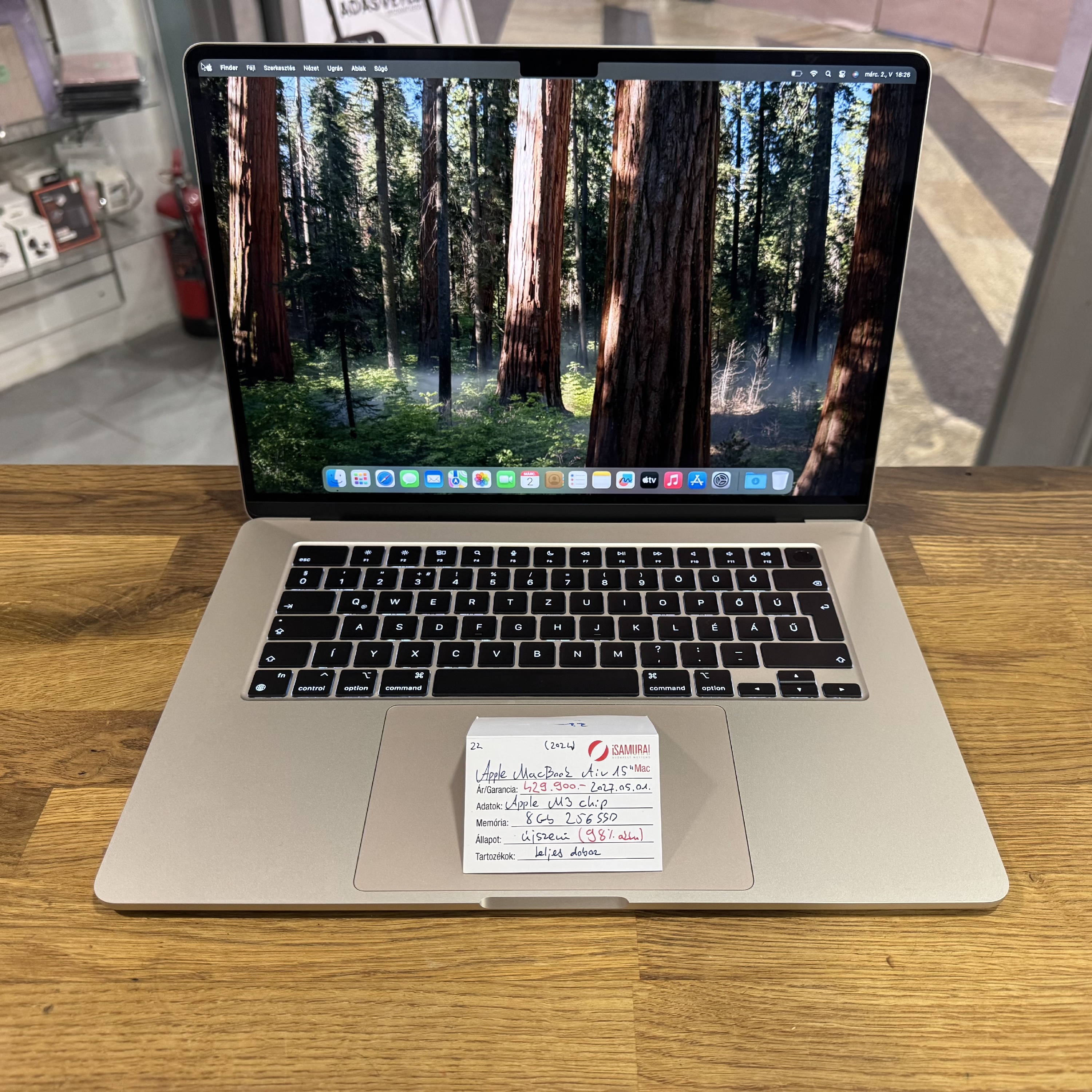 22. Apple MacBook Air 15