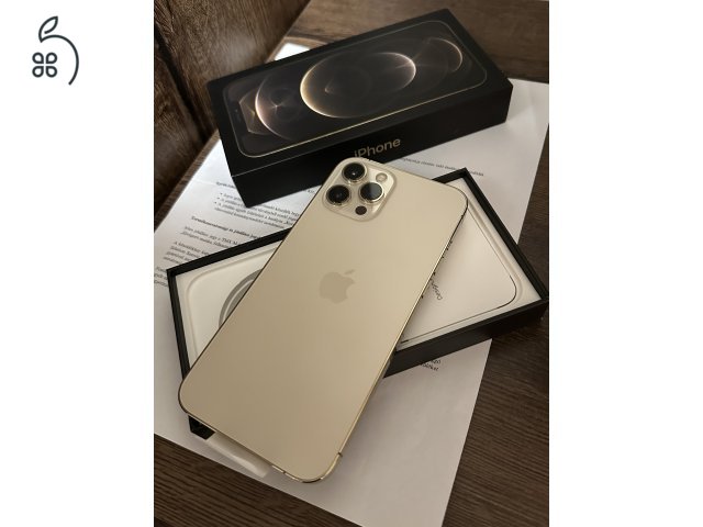 Vadonatúj iPhone 12 PRO MAX 128GB gold KÁRTYAFÜGGETLEN! Garancia!