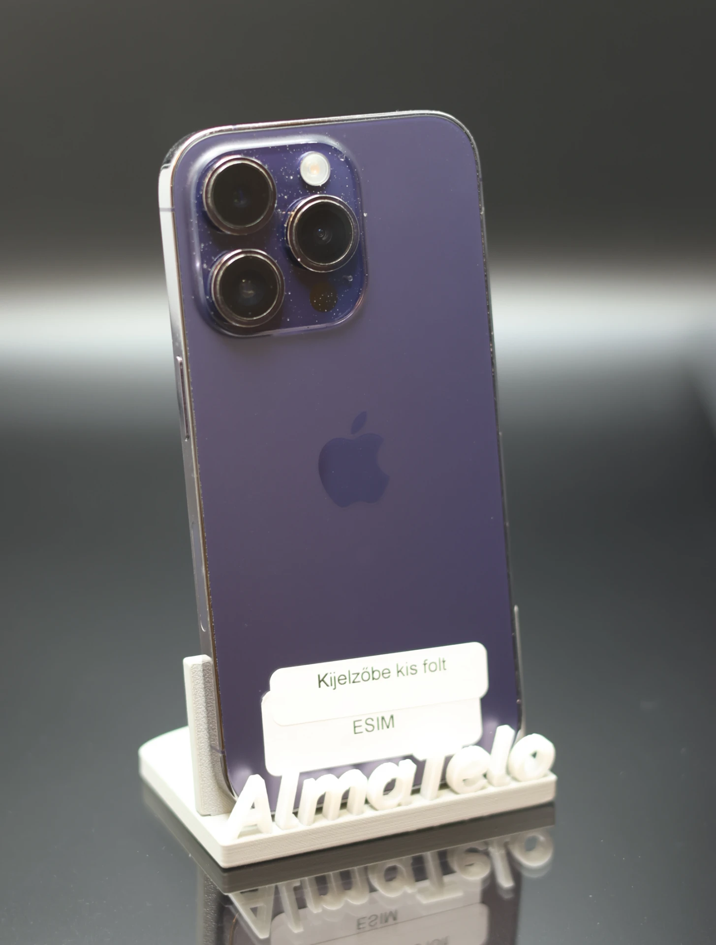 Apple iPhone 14 Pro 128 GB Deep Purple 100% akku - 12 HÓ GARANCIA