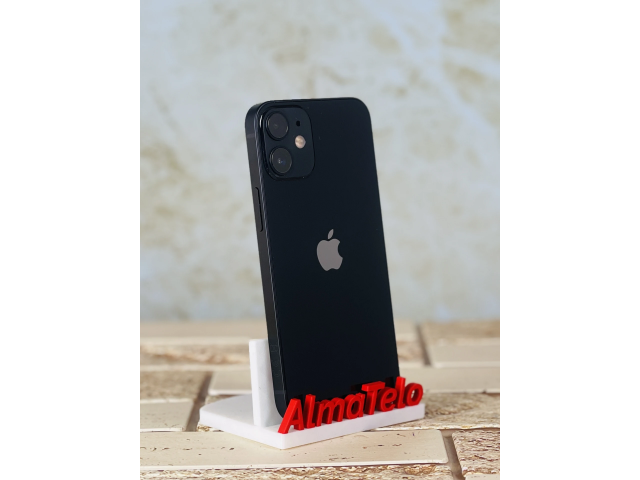 Apple iPhone 12 Mini 128 GB Black 100% akku - 24 hónap Garancia