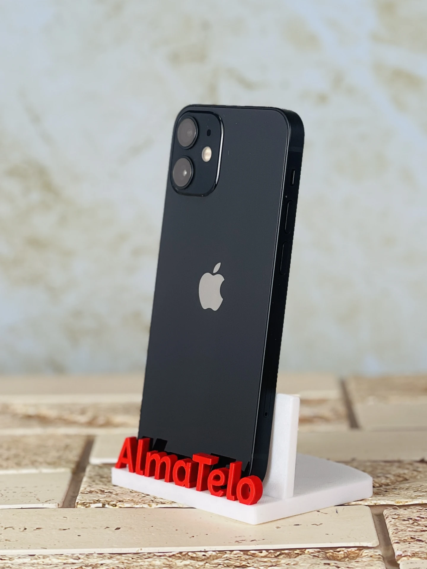 Apple iPhone 12 Mini 128 GB Black 100% akku - 24 hónap Garancia