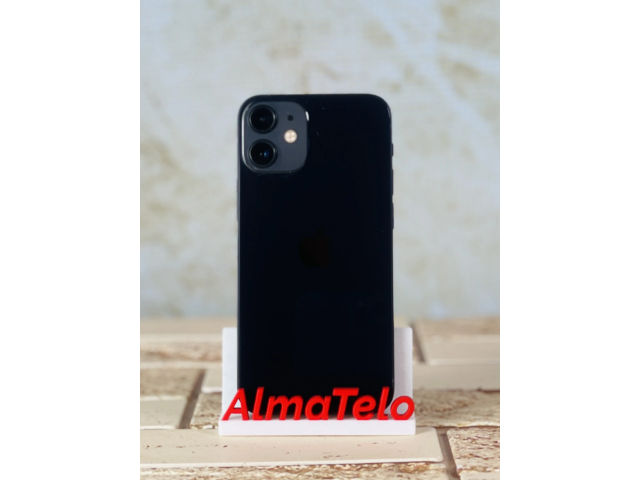 Apple iPhone 12 Mini 128 GB Black 100% akku - 24 hónap Garancia