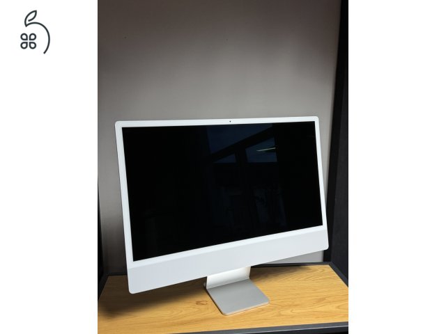 Keveset használt iMac 24” M1 16gb 256gb SSD ezüst színben