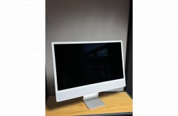 Keveset használt iMac 24” M1 16gb 256gb SSD ezüst színben