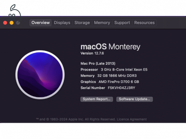 Mac Pro 6.1 (late 2013)