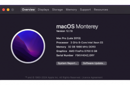 Mac Pro 6.1 (late 2013)