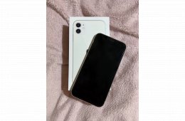 Apple iPhone 11 64 gb fehér hibátlan, gyönyörű állapotban