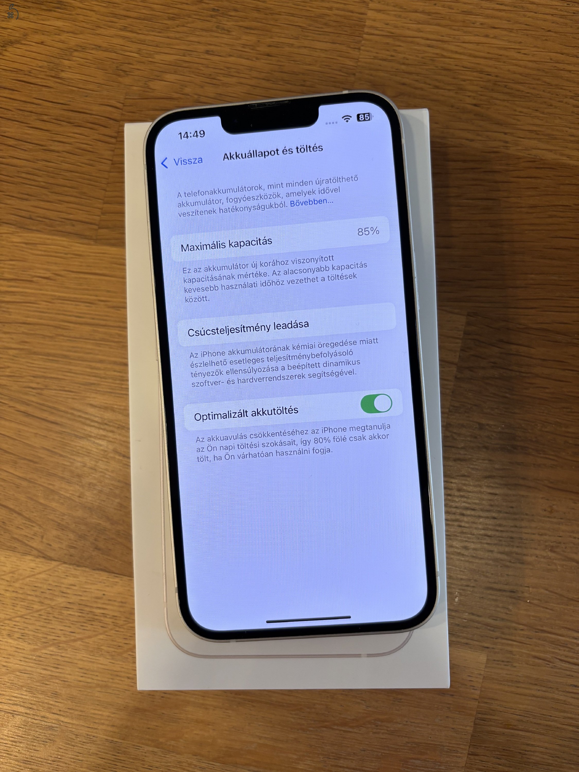 iPhone 13 128GB Fehér