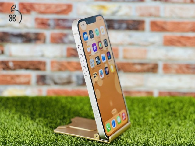 Apple iPhone 14 128 GB Starlight 100% akku szép állapotú - 24 HÓ GARANCIA - 746