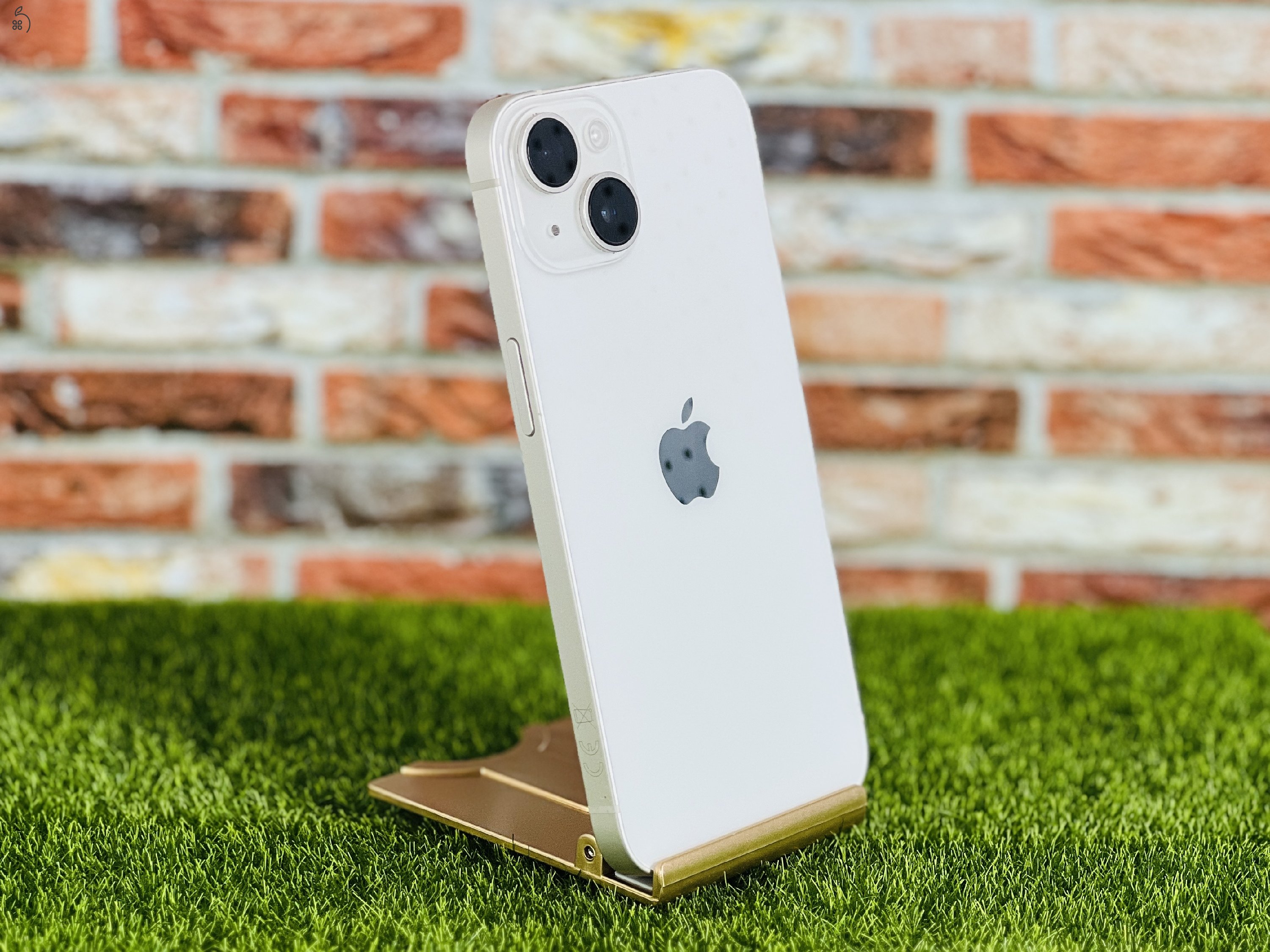 Apple iPhone 14 128 GB Starlight 100% akku szép állapotú - 24 HÓ GARANCIA - 746