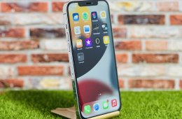 Apple iPhone 12 Pro Max 128 GB Silver 100% akku szép állapotú - 24 HÓ GARANCIA - 677