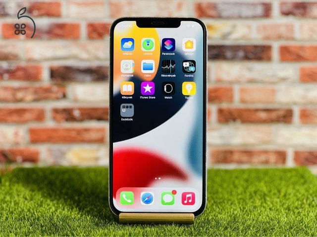 Apple iPhone 12 Pro Max 128 GB Silver 100% akku szép állapotú - 24 HÓ GARANCIA - 677