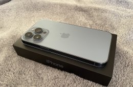 iPhone 13 Pro 128GB - Sierra Blue - AKKU 90% - Jótállás 2025.03.-hóig - szép, megkímélt állapotban