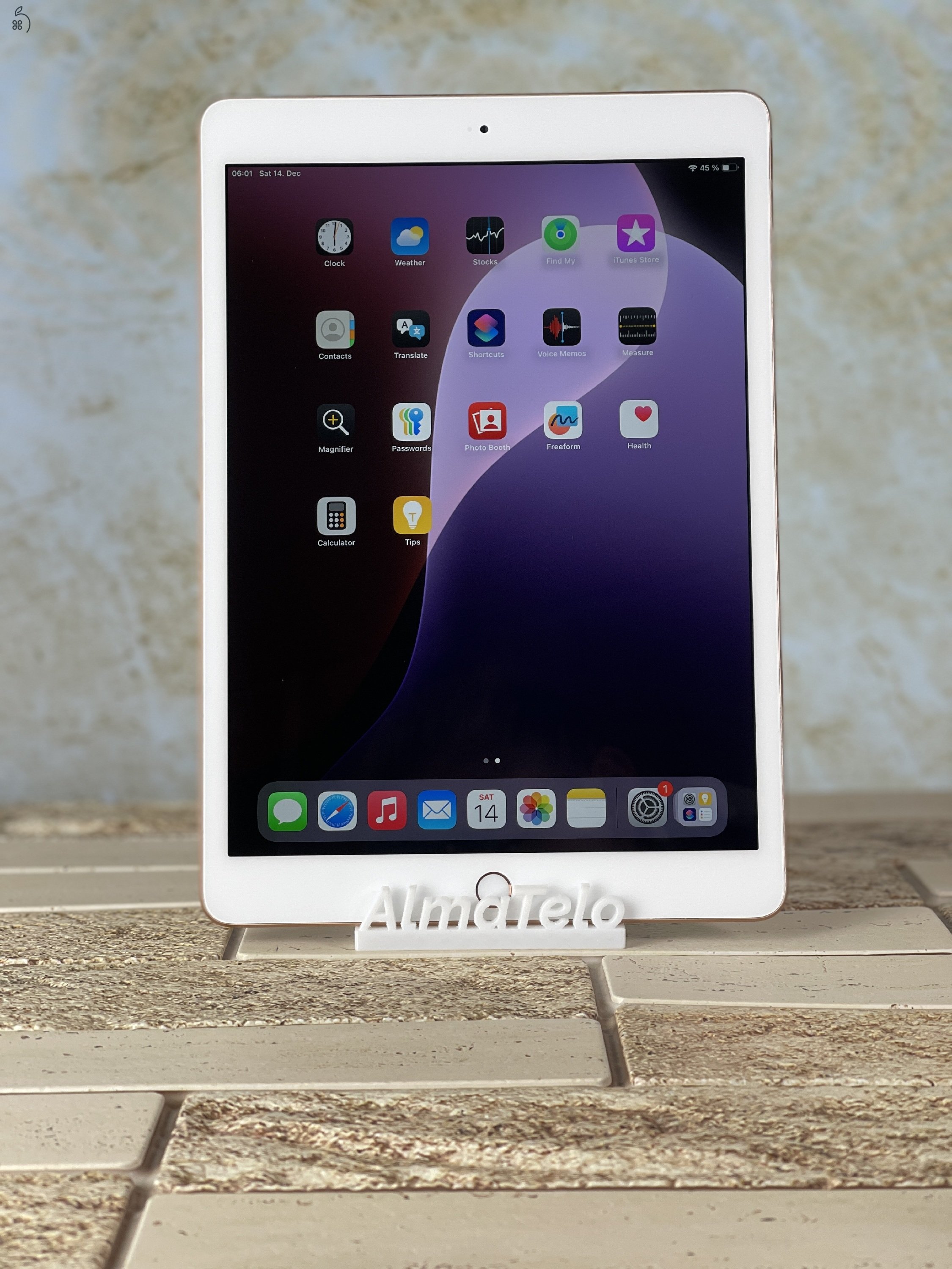 iPad 7th gen 10.2 Wifi  A2197 32 GB Gold szép állapotú - 24 HÓ GARANCIA - 