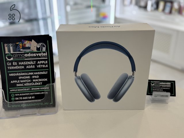 AirPods Max Sky Blue/A2096/ 1 hónap garancia/Leírást olvasd el/