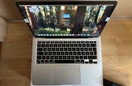 2020 MacBook Air M1 / 8GB / 256GB SSD / Magyar / Silver / 99% Aksi / Új Kijelzővel / Eladó ! ! !