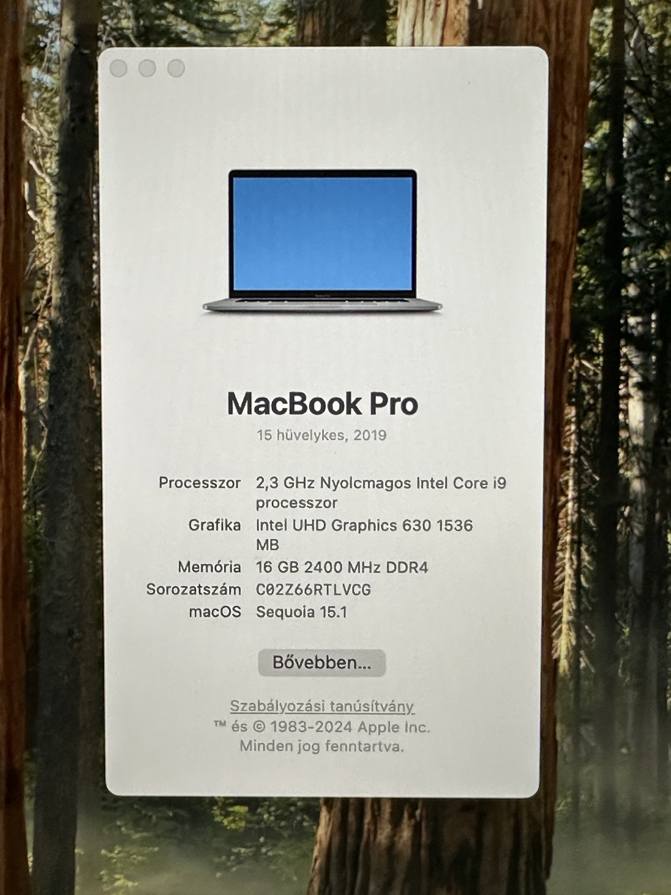 MacBook PRO i9 - 2019 / Space Grey