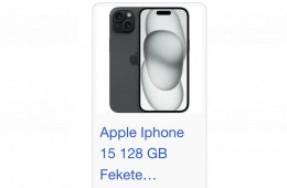 ÚJ! iPhone 15 128 GB