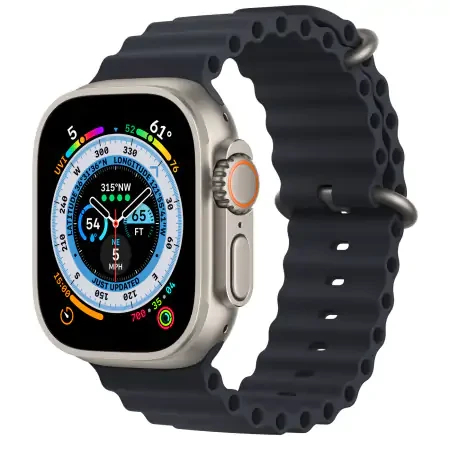 !! 1 ÉV GARANCIA !! ! AKCIÓ ! Apple Watch Ultra 1th gen 49mm Wifi+Cell Titanium – TRT1163