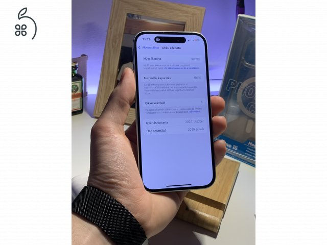 iPhone 15 128GB új állapotú