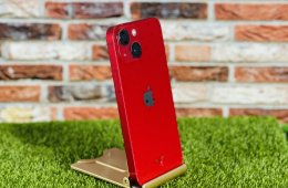 Apple iPhone 13 Mini 128 GB PRODUCT RED 100% akku szép állapotú - 24 HÓ GARANCIA - 