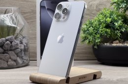 Hibátlan iPhone 16 Pro Max White Titanium 256GB 2 ÉV Garanciával Számlával Aksi 100%