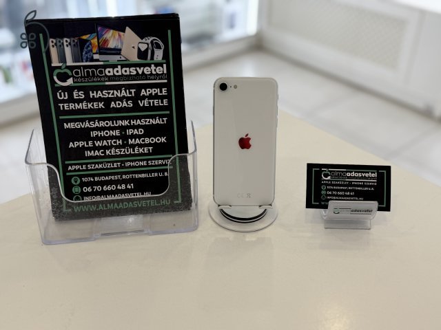 iPhone SE 2020 64GB Független Újszerű/1-3 hónap gar./Akku 82%/p4006