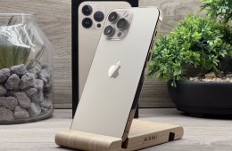 Hibátlan iPhone 13 Pro Max Gold 128GB 2 ÉV Garanciával Számlával Aksi 91%