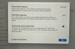 Eladó MacBook Air A2337 M1/256GB/8GB 2023.februári