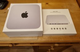 Mac mini M1 8G/256G + dokkoló 500G WD Blue SSD-vel