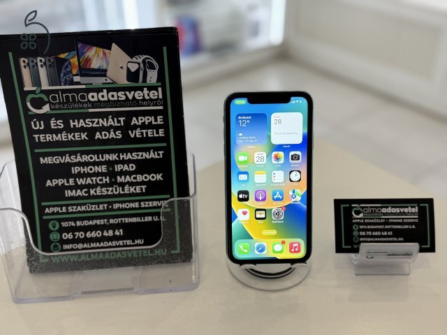 iPhone 11 64GB Zöld Megkímélt Független/1-3 hónap gar./Akku 84%/p4009