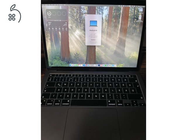 Apple Macbook Air M1 8GB/256GB Asztroszürke