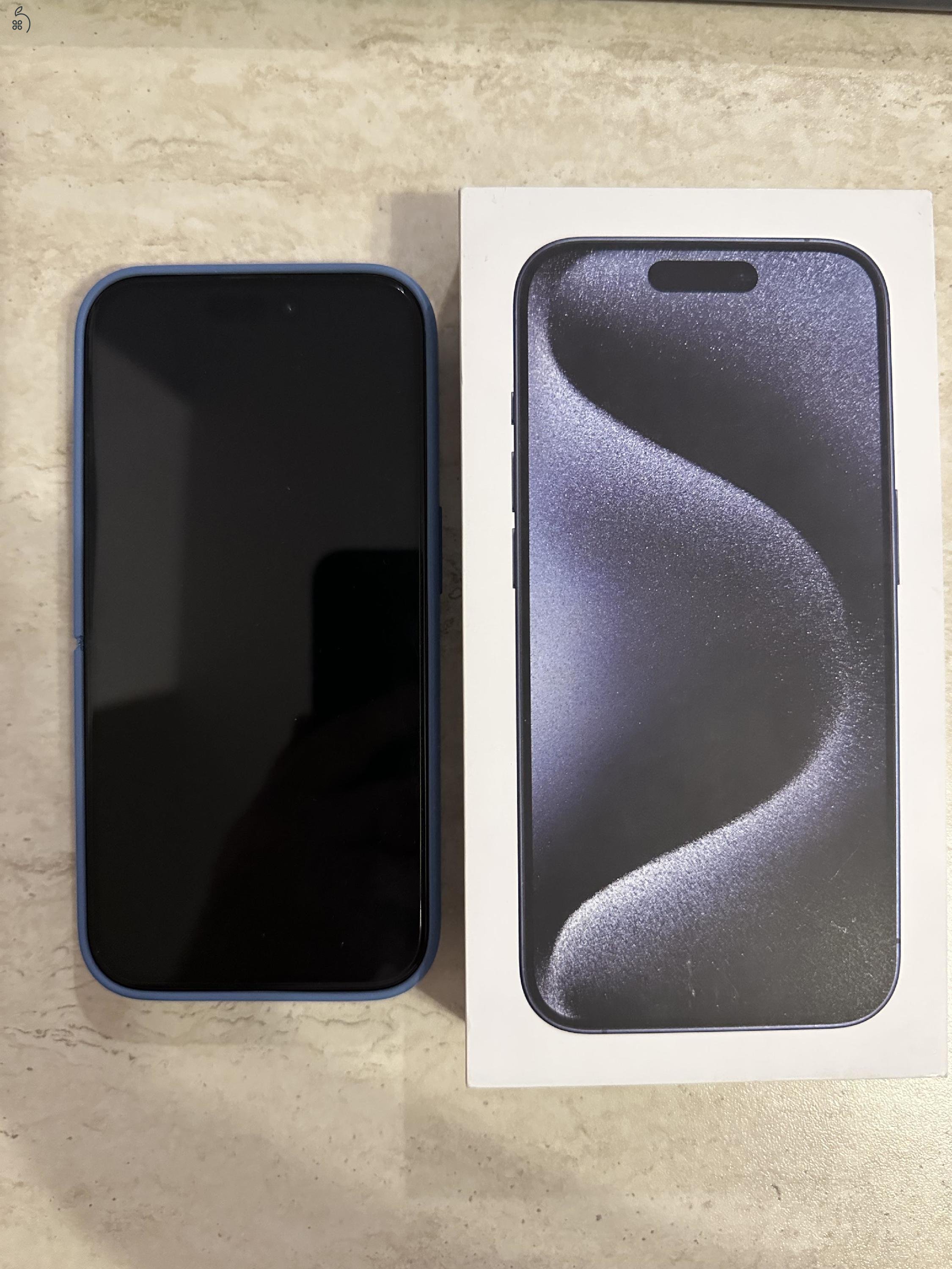 iPhone 15 Pro 1TB Blue Titanium - GARANCIÁLIS!