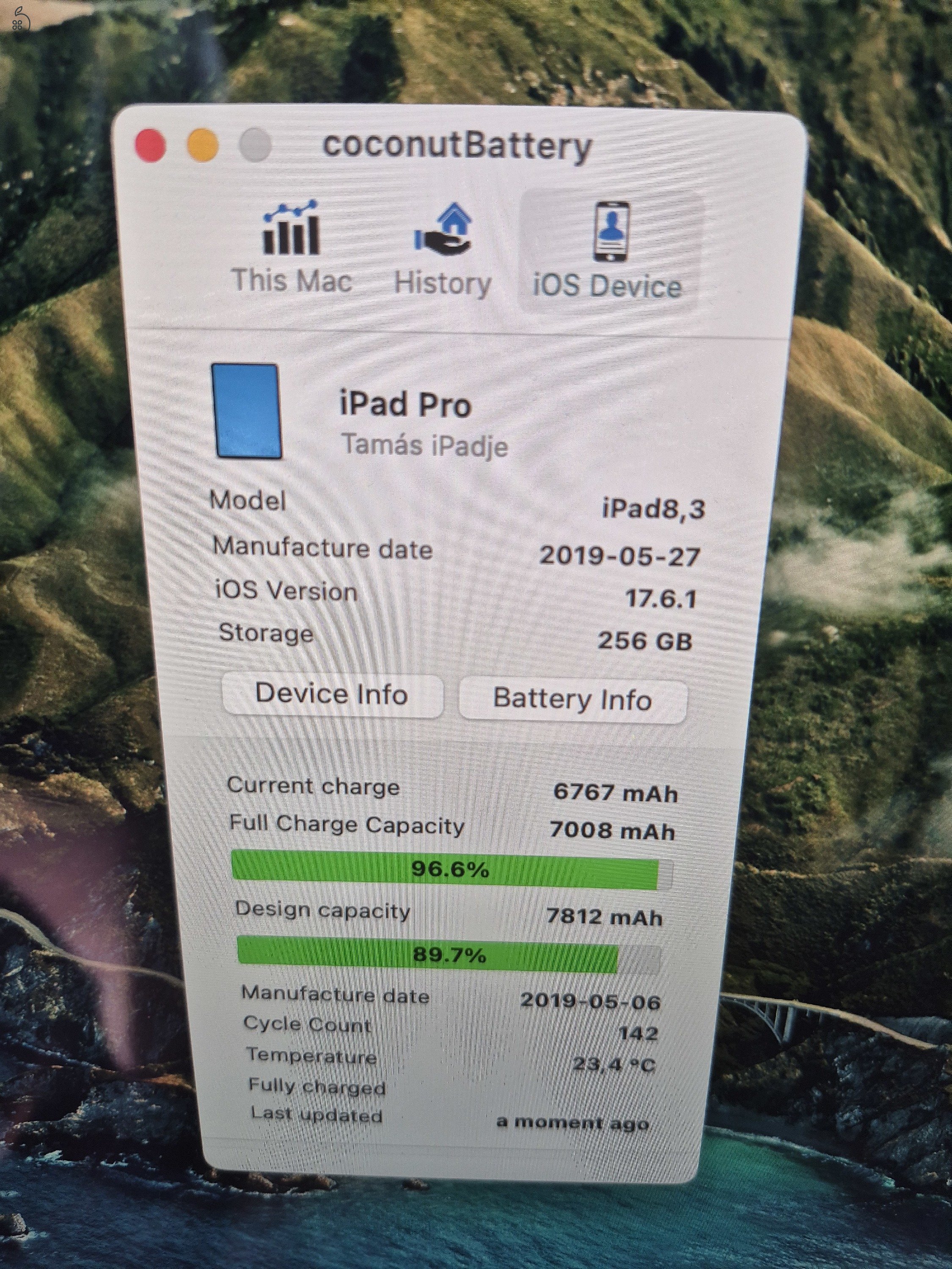 Ipad pro 256gb 11 col 2018