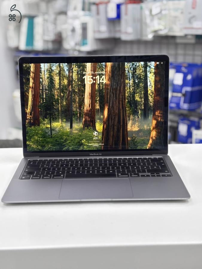 APPLE MACBOOK AIR M1 /2020/ 8GB/256GB, HUN BILL, ÜZLETBŐL, GARANCIÁVAL