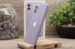 iPhone 11 Purple 128GB 2 ÉV Garanciával Számlával Aksi 100%