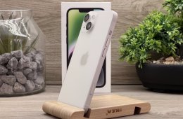 Hibátlan iPhone 14 Starlight 128GB 2 ÉV Garanciával Számlával Aksi 93%