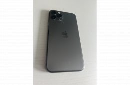 iPhone 11 Pro 64GB, űrszürke, makulátlan állapot, független, bontatlan kiegészitőkkel