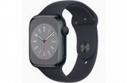 HIBÁTLAN Apple Watch S8 GPS 45mm Midnight - 1 ÉV Garancia , 99% Akkumulátor