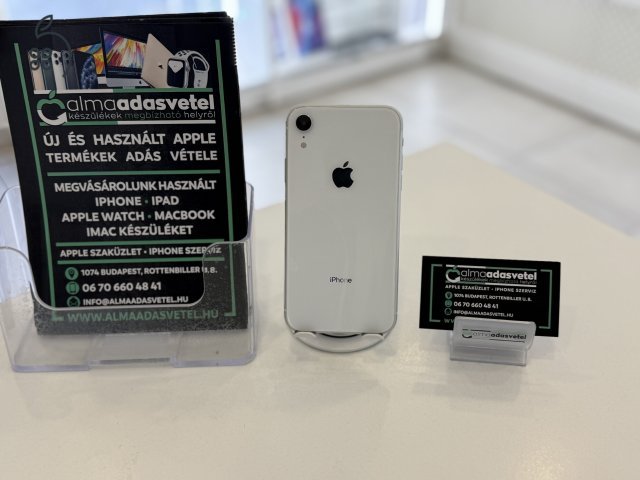 iPhone XR 128GB Független Újszerű/1-3 hónap gar./Akku 100%/p4017