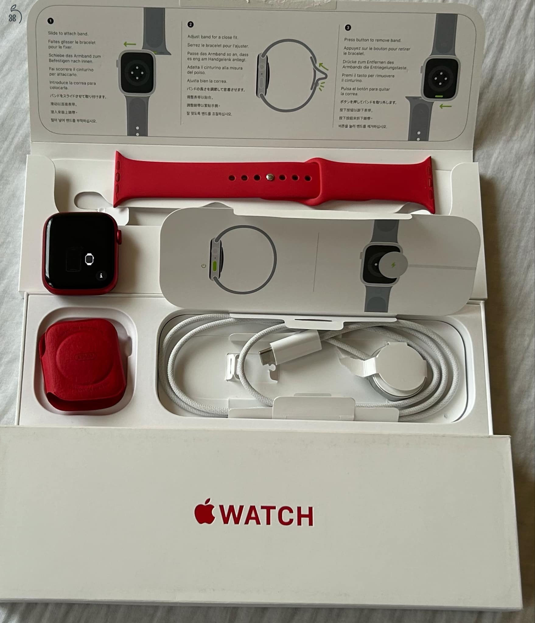 Apple Watch S9  ESIM 45mm Red ML