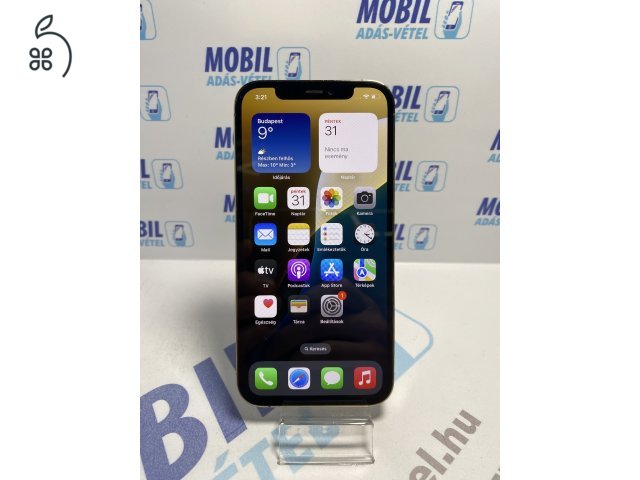 Apple iPhone 12 Pro 128 GB Gold - akku 100% - 12 hó garancia 