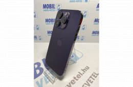 Apple iPhone 14 Pro 128 GB Purple - akku 87% - 12 hó garancia 