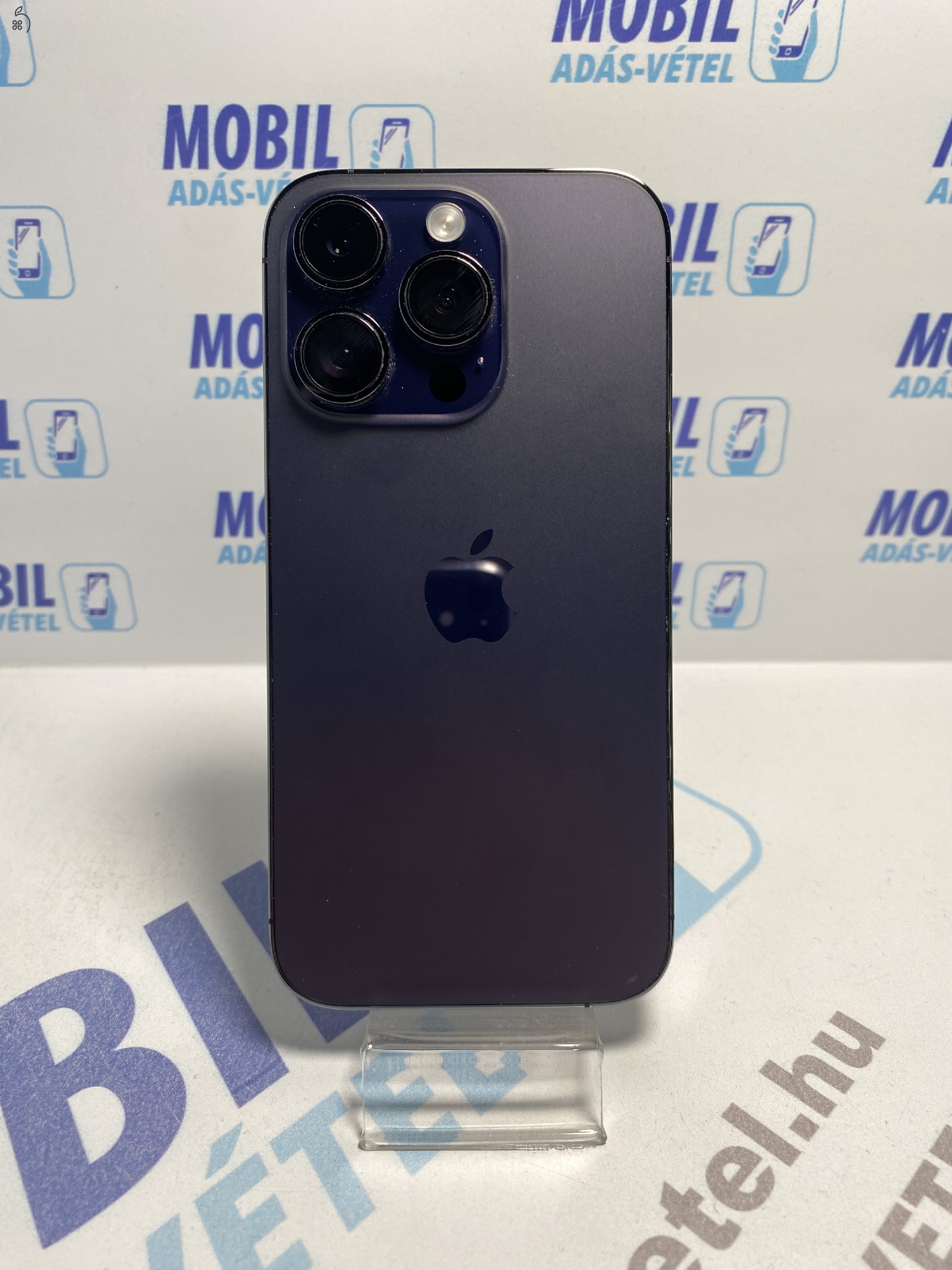 Apple iPhone 14 Pro 128 GB Purple - akku 87% - 12 hó garancia 