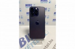 Apple iPhone 14 Pro 128 GB Purple - akku 87% - 12 hó garancia 