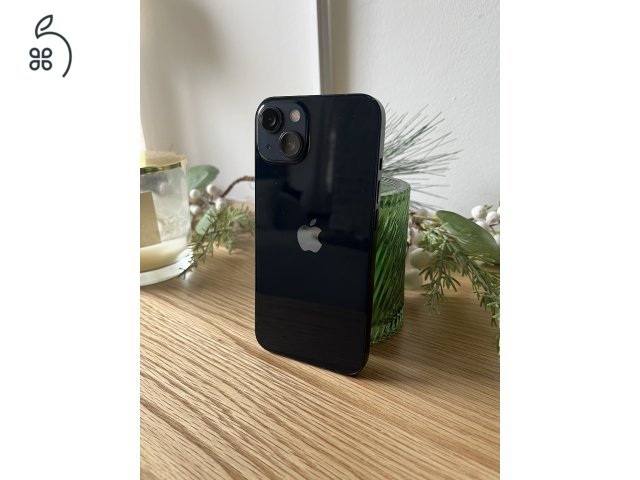 iPhone 13 - 128 GB / kártyafüggetlen / éjfekete / eredeti gyári akkumulátor