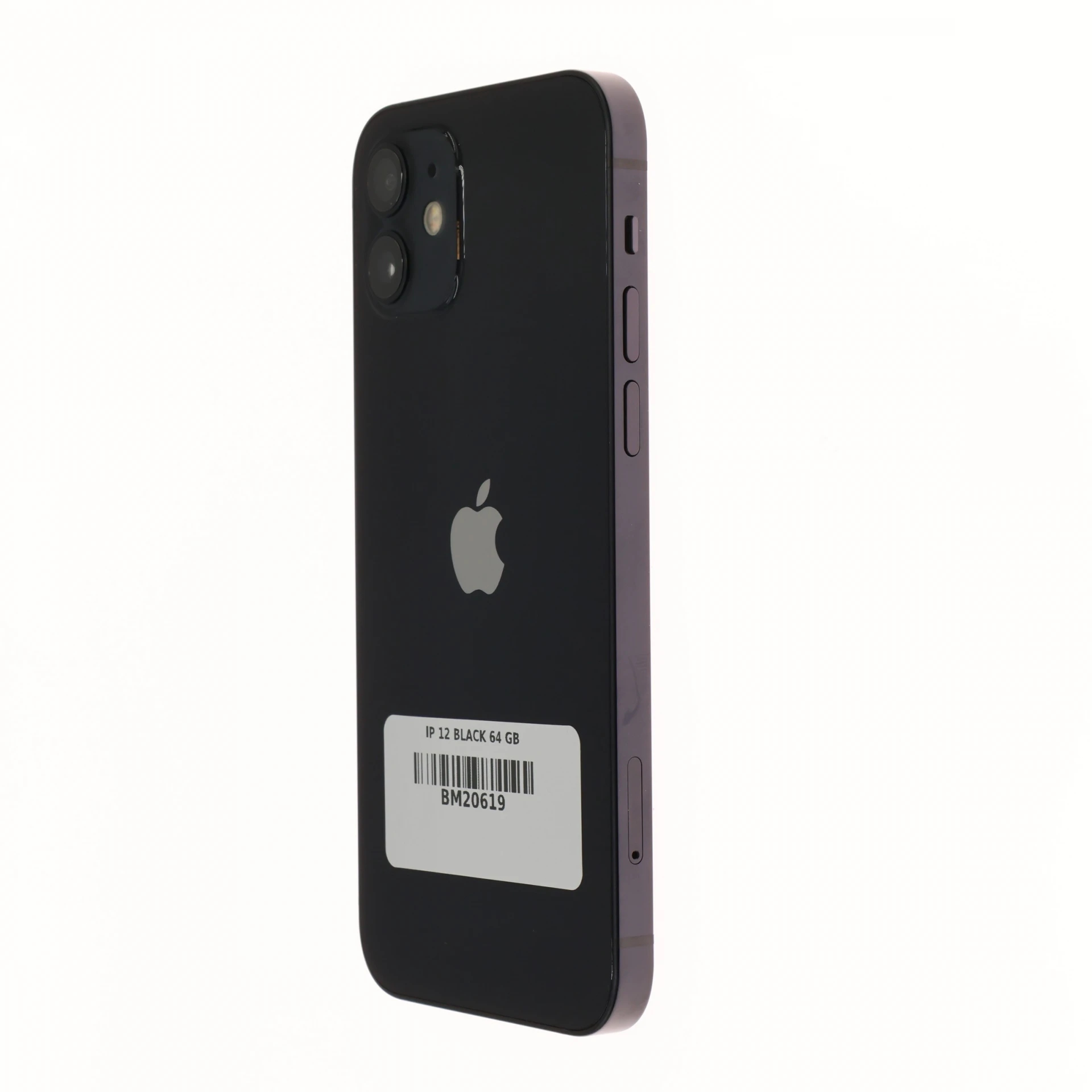 !! 1 ÉV GARANCIA !! iPhone 12 Black 64 GB – BM20619 – 100% AKKU