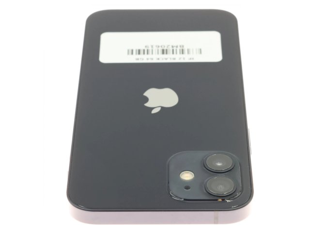 !! 1 ÉV GARANCIA !! iPhone 12 Black 64 GB – BM20619 – 100% AKKU