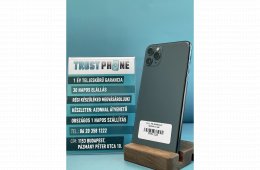 !! 1 ÉV GARANCIA !! iPhone 11 Pro Max Midnight Green 64 GB – TRT730 – 100% AKKU