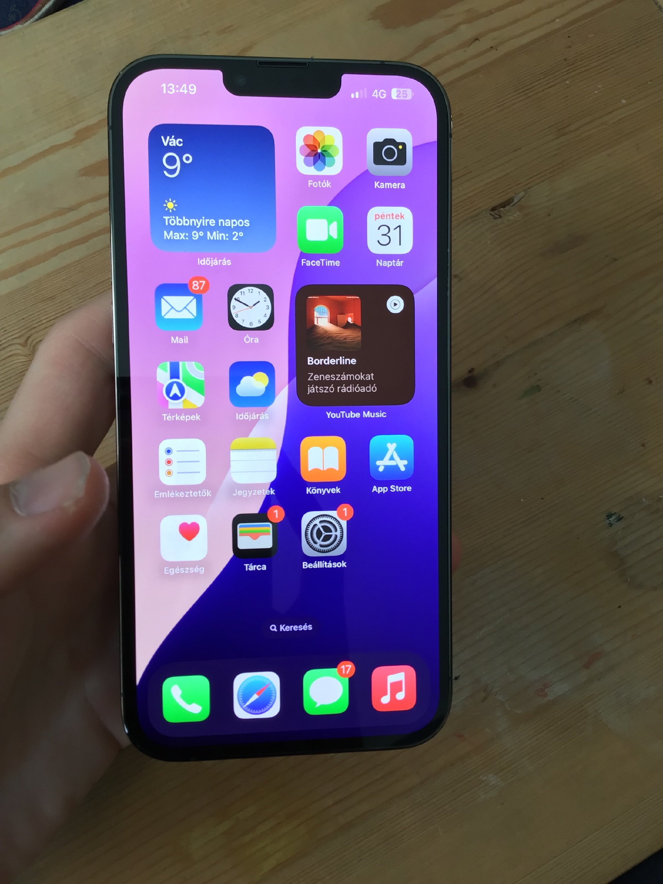 iPhone 13 Pro Max - Gyönyörű állapot 89% akksi